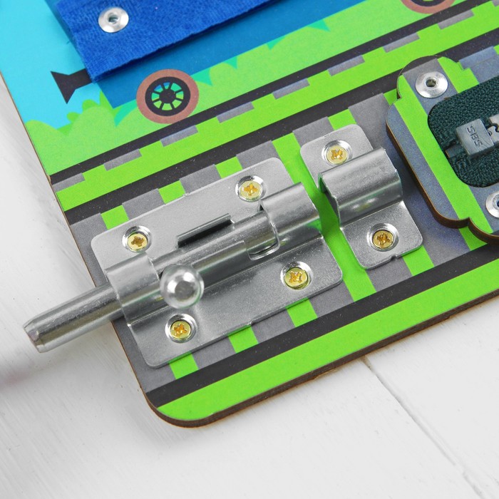 Бизиборд " Веселые зверята" 27х20 см