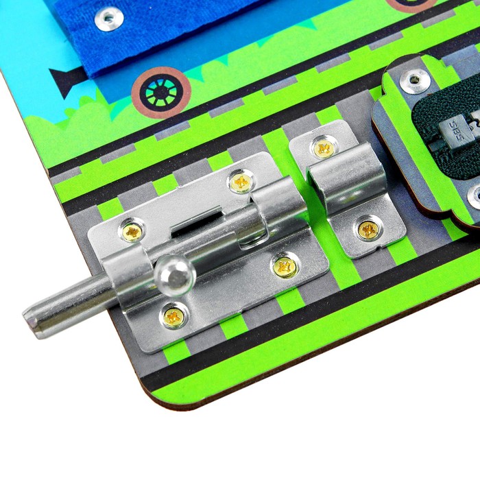 Бизиборд " Веселые зверята" 27х20 см