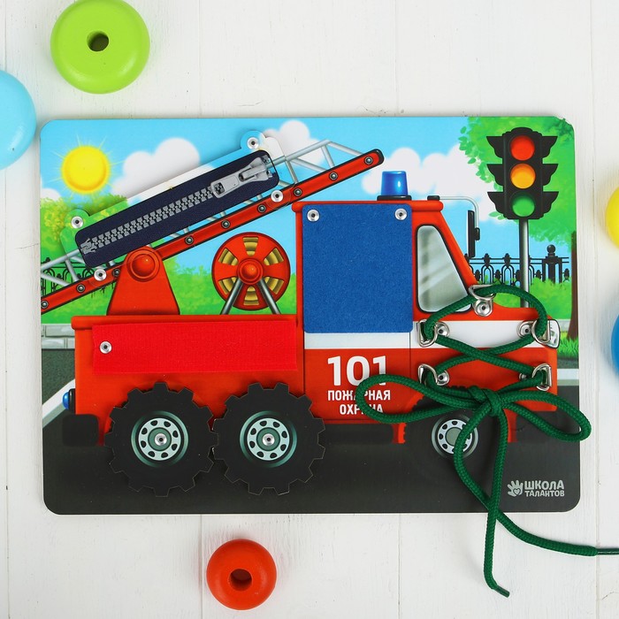 Бизиборд " Машина спецслужб"  27х20 см