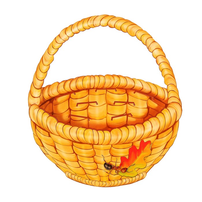 Демонстрационные картинки "Корзинка с грибами", 64 картинки