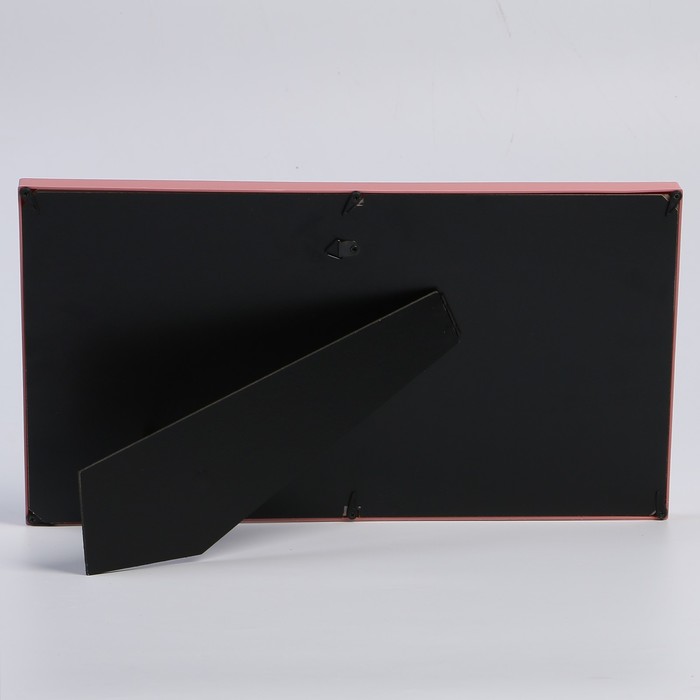 Фоторамка пластик на 6 фото 5,5х5,5 см с штемп.подушкой "Малыш" розовая 20,5х38 см