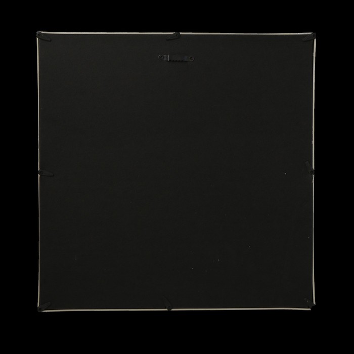 Фоторамка пластик на 4 фото 10х10, 10х15 см "Мистер и миссис" белая 34х34,5 см