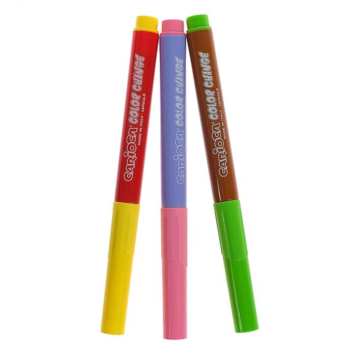 Фломастеры Magic 18 цветов Carioca 20шт перекрашивающ и стирающие 6.0 мм 41369