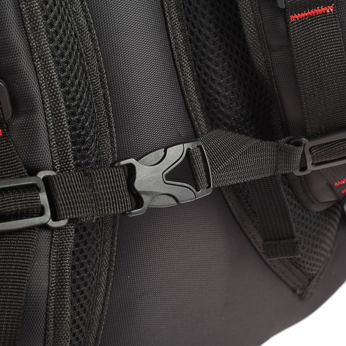 Рюкзак молодежный ACTION! 46*30*15 отд д/ноутбука, чёрный