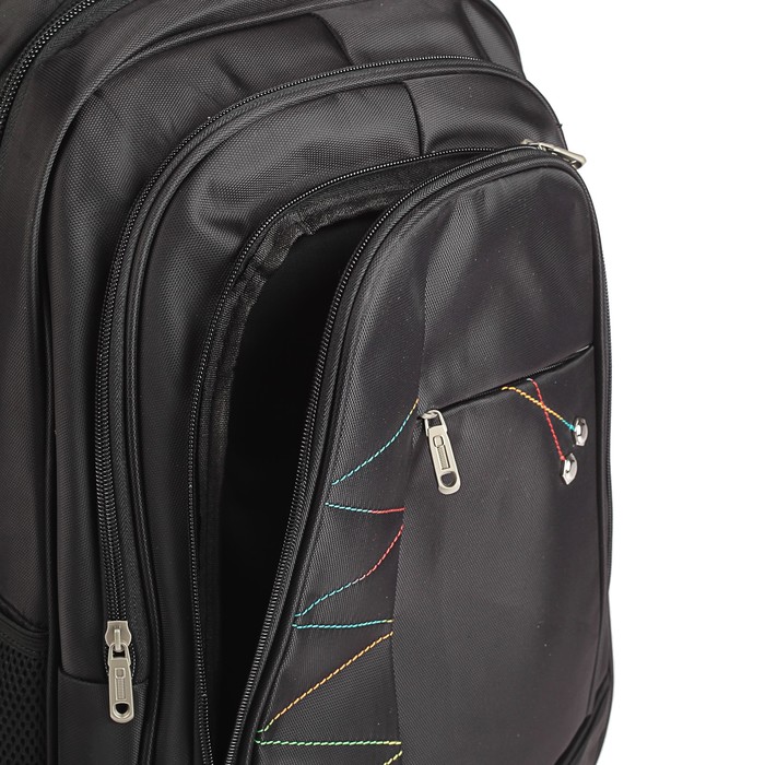 Рюкзак молодежный ACTION! 46*30*15 отд д/ноутбука, чёрный