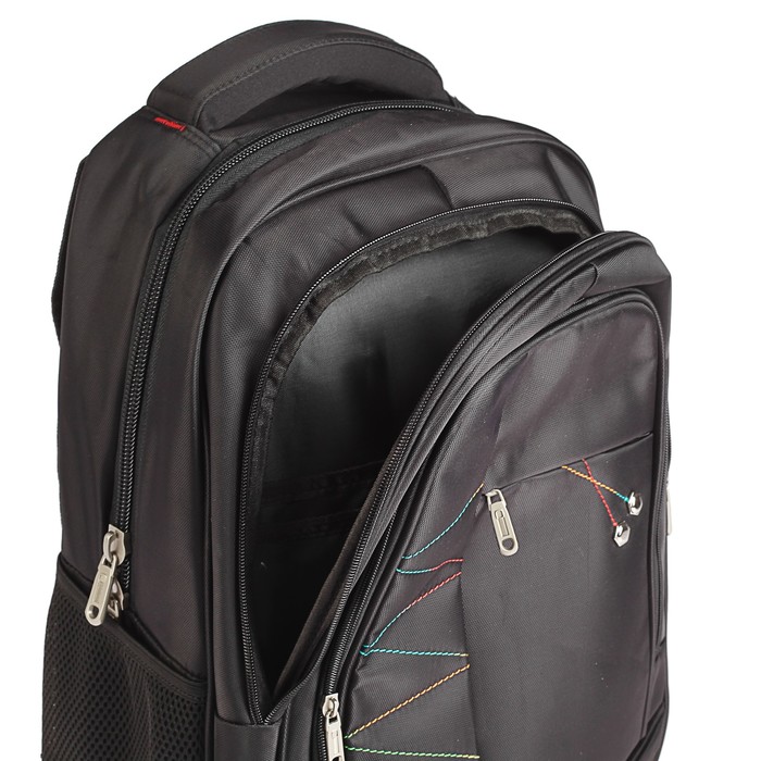 Рюкзак молодежный ACTION! 46*30*15 отд д/ноутбука, чёрный