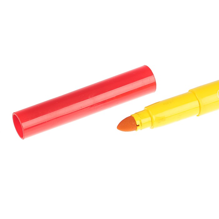 Фломастеры двухсторонние 12цв Carioca Maxi перекрашивающие 6.0 мм, к/к