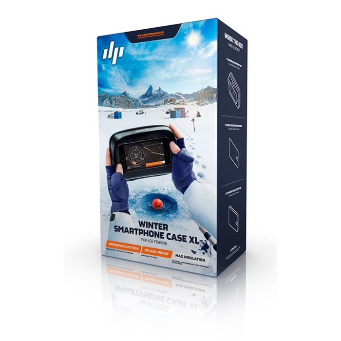 Зимний чехол для смартфона Deeper "Winter Smartphone Case", цвет черный, размер XL