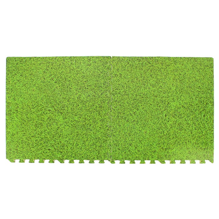 Коврик-пазл "Лужайка", 60*60 см., 4 шт в наборе