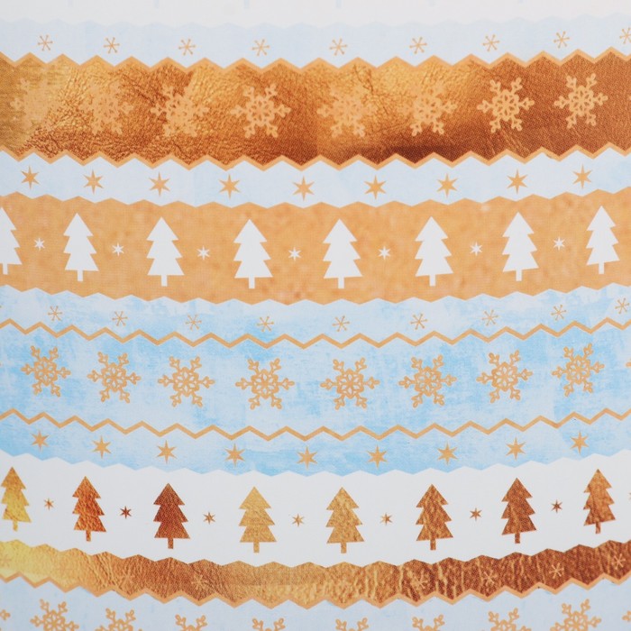 Набор коробок подарочных круглых 5 в 1 «Изморозь», 13 х 14 ‒ 19,5 х 22 см