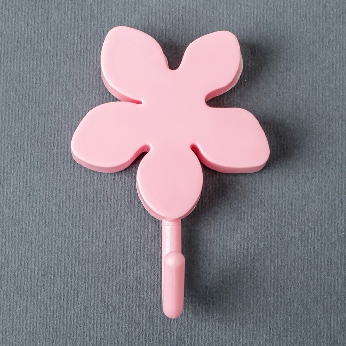 Набор крючков на липучке "Листочки" 3 шт, форма МИКС