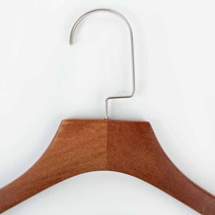 Вешалка-плечики 38х12,5х1,2 см, дерево сорт А, дерево эвкалипт