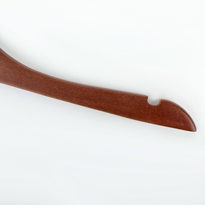 Вешалка-плечики 38х12,5х1,2 см, дерево сорт А, дерево эвкалипт