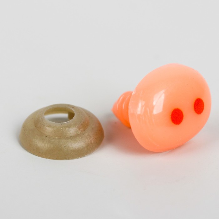 Пятачок винтовой с заглушками, набор 6 шт, размер 1 шт 1,7*1,3 см