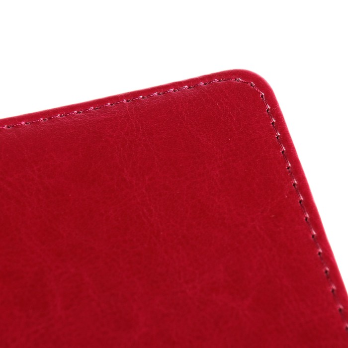 Ежедневник недатированный А4, 136 листов Sidney Nebraska, искусственная кожа, бордовый