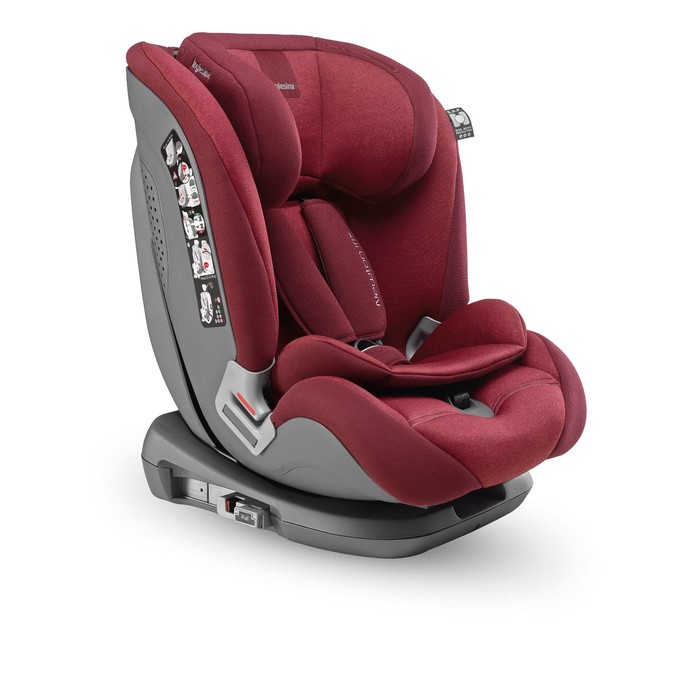 Автокресло Inglesina NEWTON 1.2.3 IFIX, группа 1-2-3, цвет RED