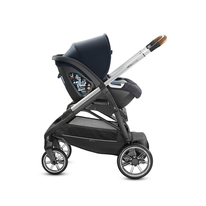 Коляска 4 в 1 Inglesina Aptica System Quattro на шасси Aptica Graphite Cuoio (AA70K6IND + AE70K6203