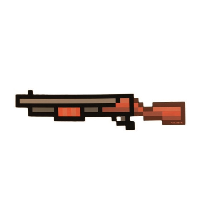 Игрушка "Винтовка 8Бит", пиксельный, 75 см