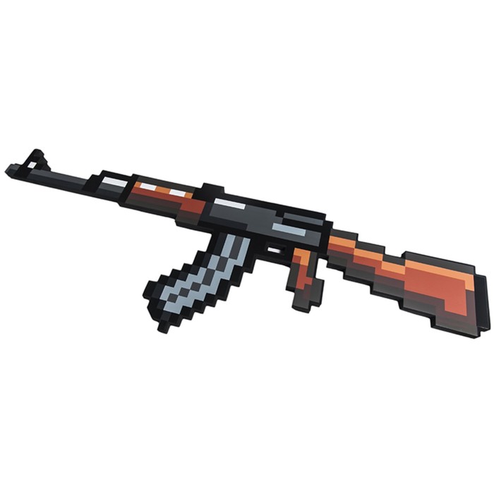 Игрушка автомат "АК-47 8Бит", пиксельный, 85 см