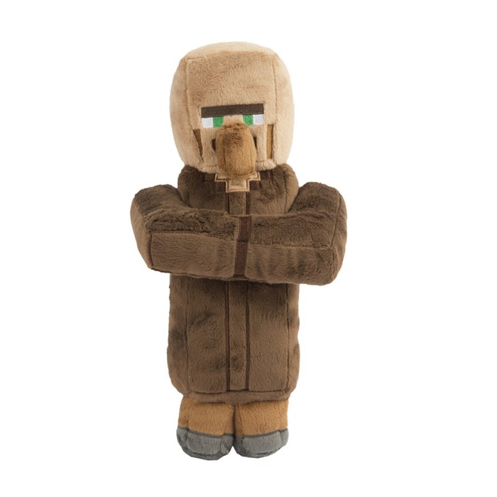 Мягкая игрушка Minecraft Villager "Деревенский житель", 30 см