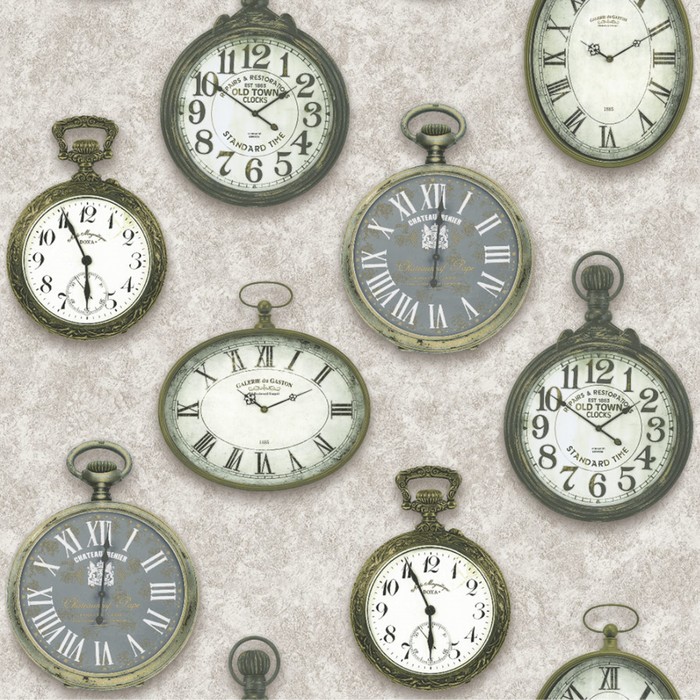 Обои виниловые на бумаге "Фокс" 2441 Тайм, 0,53x10 м