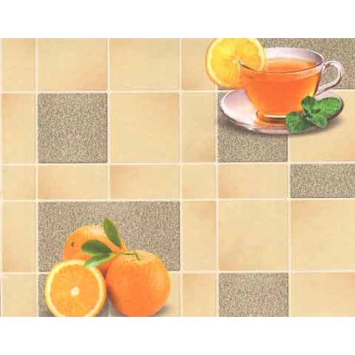 Обои бумажные, моющиеся 2175-61 С1ГР Апельсин, 0,53x10 м