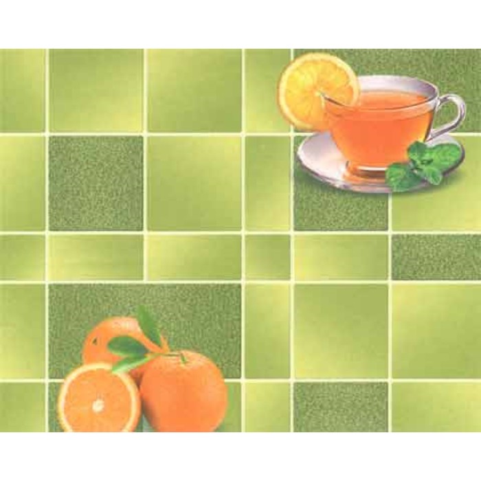 Обои бумажные, моющиеся 2175-72 С1ГР Апельсин, 0,53x10 м