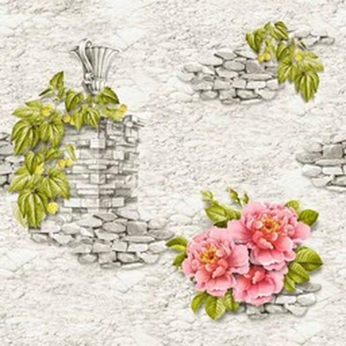 Обои бумажные, моющиеся "Фокс" 7850 Аллея, 0,53x10 м