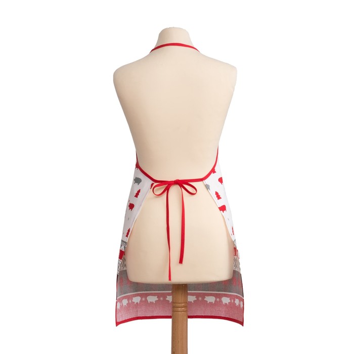 Фартук "Любви и счастья" 70 х 64 см,100% хл 160 г/м2, рогожка