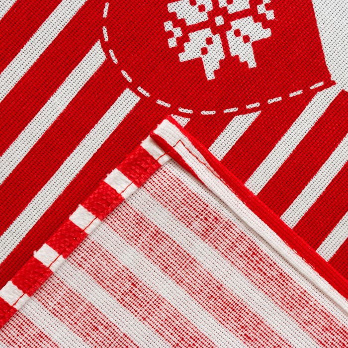 Фартук "С Новым Годом" 70 х 64 см,100% хл 160 г/м2, рогожка