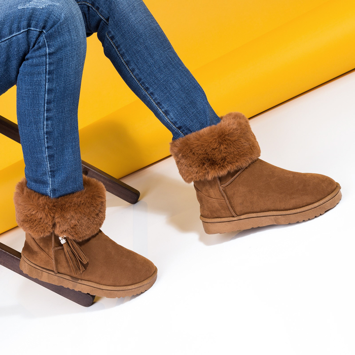 Угги женские 8-03 MINAKU рыжий р. 37