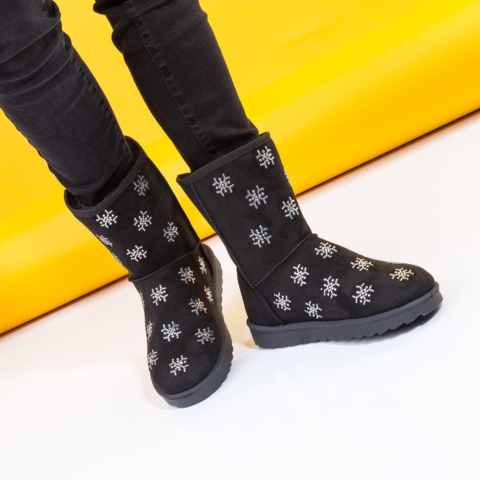 Угги женские 8-02 MINAKU черный р. 41