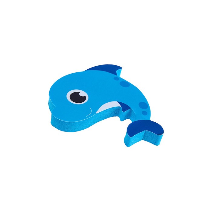 Набор игрушек для ванны «Морские друзья»: наклейки из EVA, 3 шт. + сачок