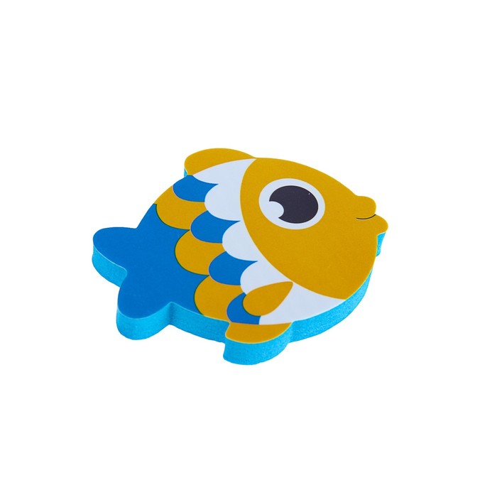 Набор игрушек для ванны «Рыбалка»: наклейки из EVA, 3 шт. + сачок