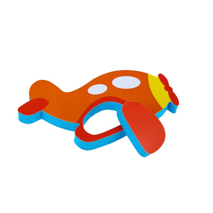 Набор игрушек для ванны «Транспорт»: наклейки из EVA, 3 шт. + удочка