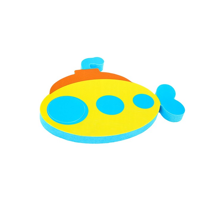 Набор игрушек для ванны «Транспорт»: наклейки из EVA, 3 шт. + удочка