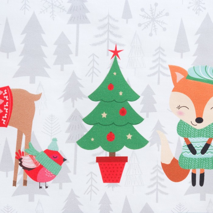 Дорожка на стол "Этель" Сказка в Новый год 40х148 см, 100% хл, саржа 190 гр/м2