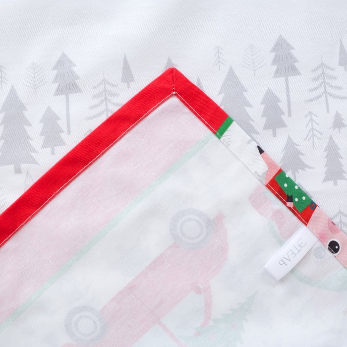 Дорожка на стол "Этель" Сказка в Новый год 40х148 см, 100% хл, саржа 190 гр/м2