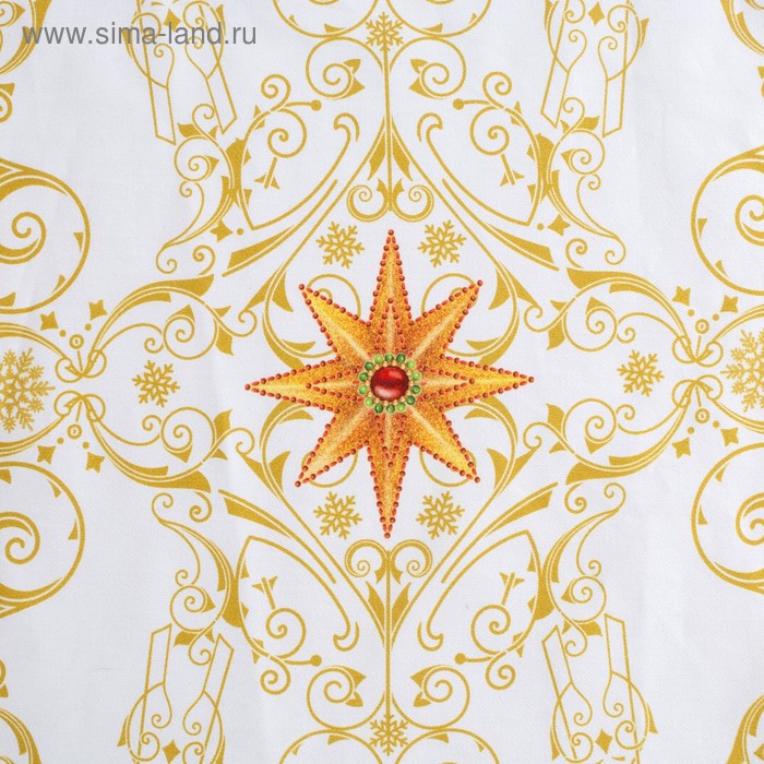 фото Дорожка на стол новогодняя «этель: новогодняя сказка», 40 × 147 см, 100 % хлопок, саржа, 190 г/м²