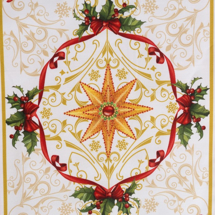 Дорожка на стол "Этель" Новогодняя сказка 30х70 см, 100% хл, саржа 190 гр/м2