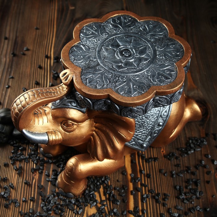 Сувенир-подставка "Индийский слон" 39*26 см цветная