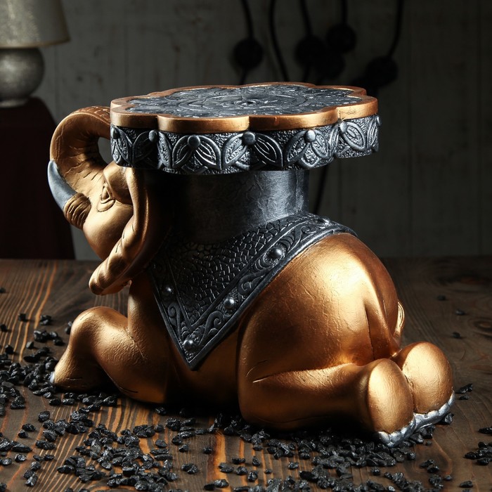 Сувенир-подставка "Индийский слон" 39*26 см цветная