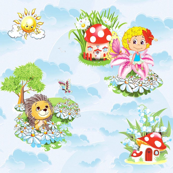 Обои бумажные "Фокс" 1336 Солнышко, 0,53x10 м