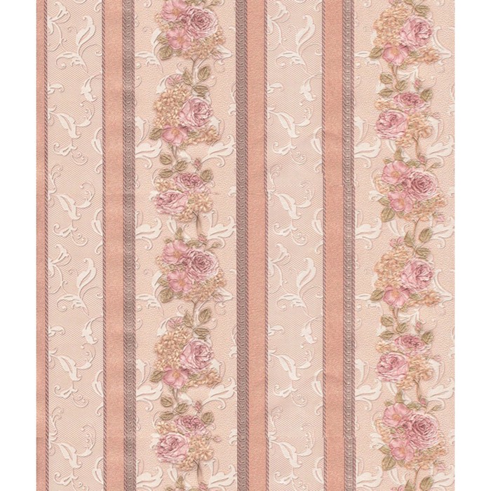 Обои бумажные, дуплексные 5151-62 9С6ГР Розалия полоса, 0,53x10 м