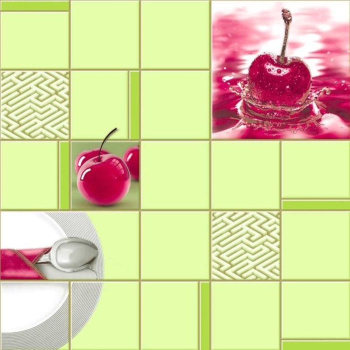 Обои виниловые на бумаге "Фокс" 1007 Черешня, 0,53x10 м