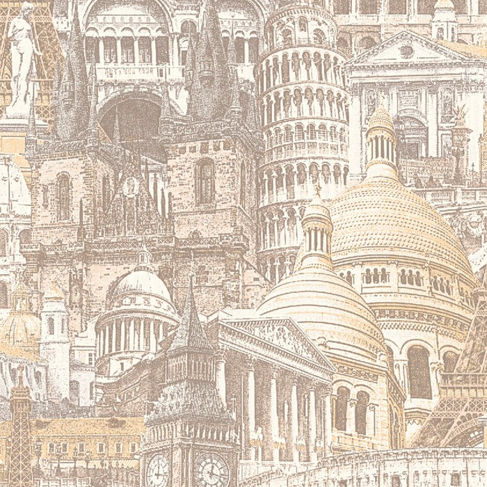 Обои виниловые на флизелине "Фокс" 2143 Города, 1,06*10 м