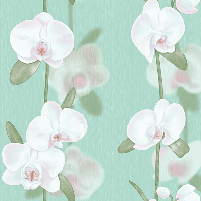 Обои виниловые на флизелине "Фокс" 2197 Орхидеи, 1,06*10 м