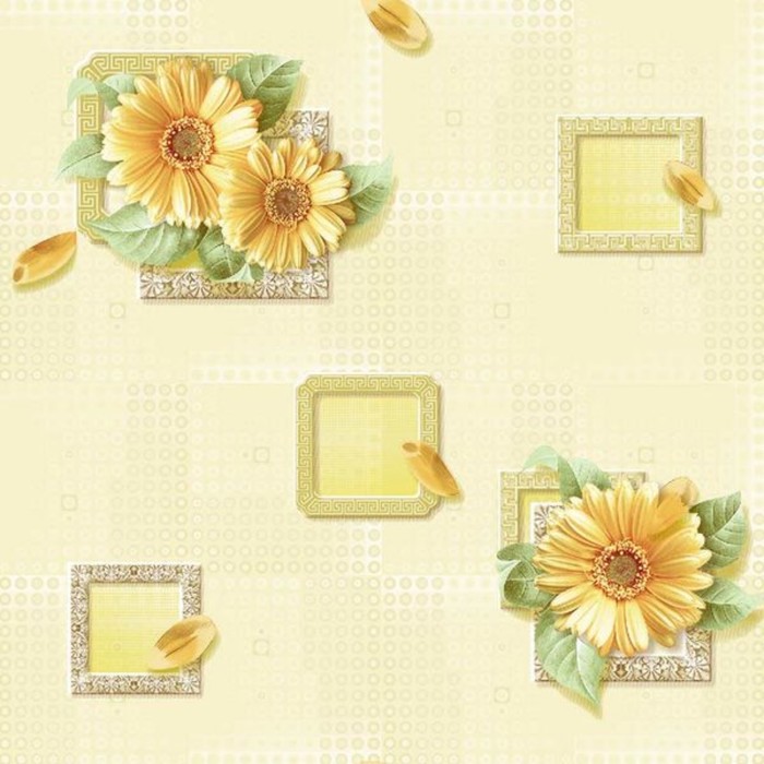 Обои бумажные, моющиеся "Фокс" 4291 Ранет, 0,53x10 м