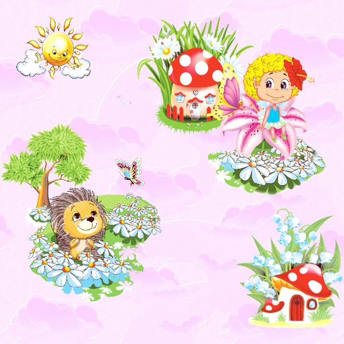 Обои бумажные "Фокс" 1335 Солнышко, 0,53x10 м