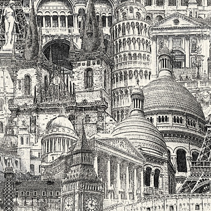 Обои виниловые на флизелине "Фокс" 2140 Города, 1,06*10 м